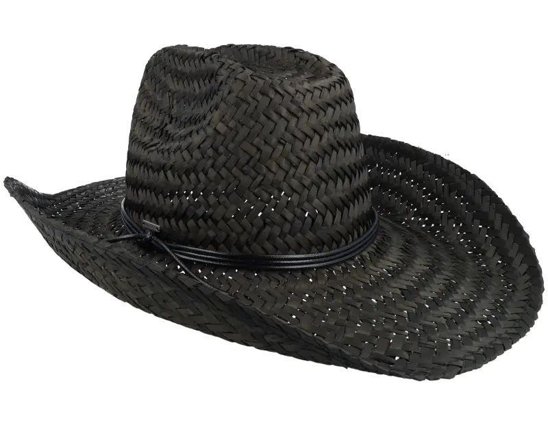 Brixton Houston Ii Straw Cowboy Black Straw Hat online