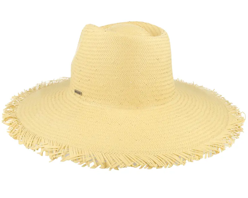 Brixton Jo Frayed Fedora Honey Straw Hat online