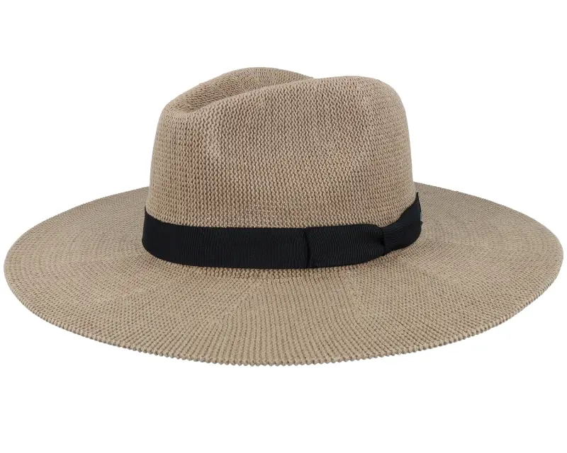 Brixton Lyons Knit Packable Hat Dark Tan/Black Fedora online