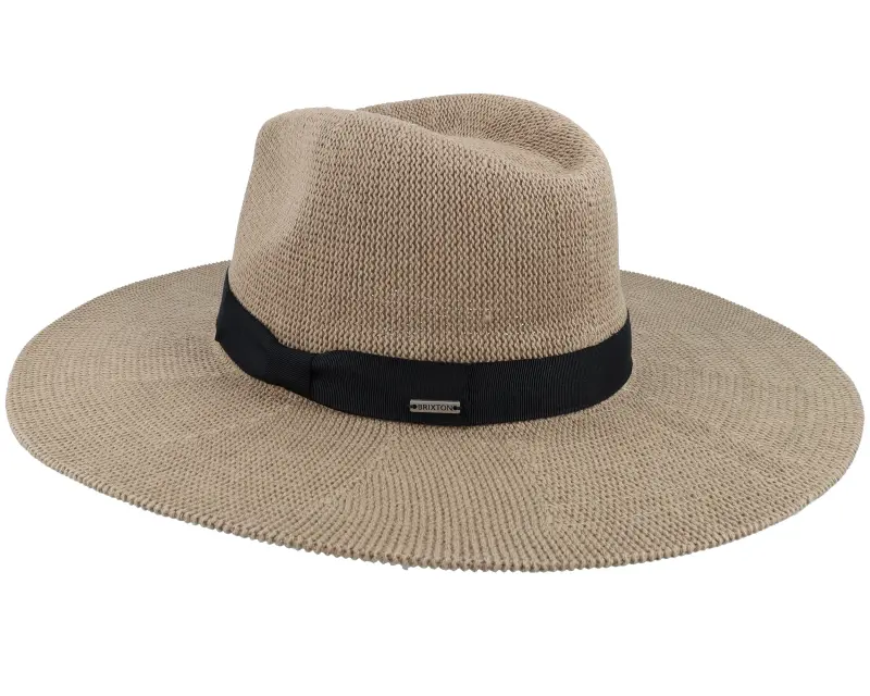 Brixton Lyons Knit Packable Hat Dark Tan/Black Fedora online