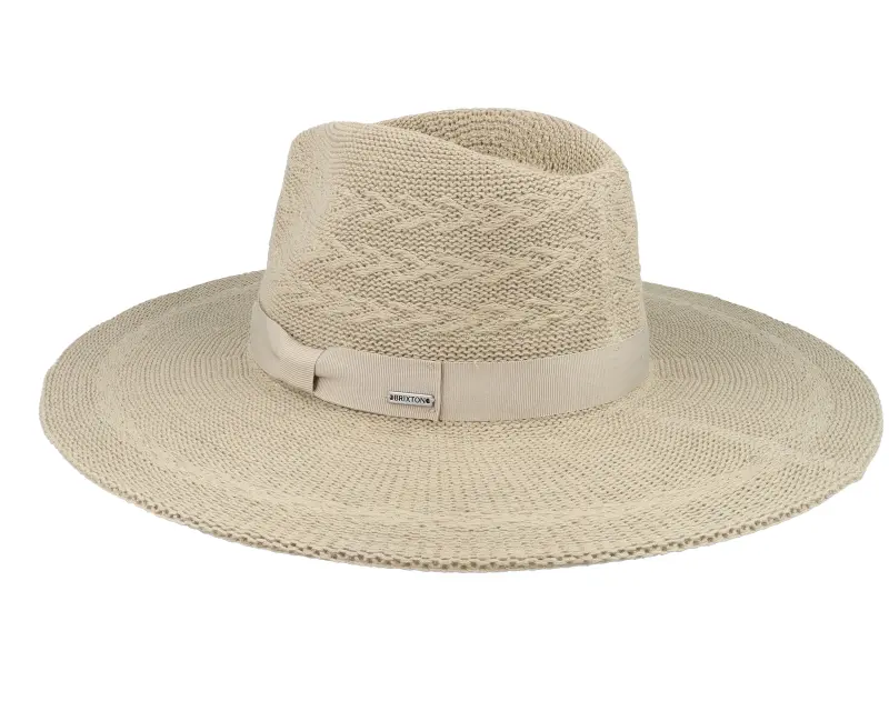 Brixton Lyons Knit Pattern Packable Ha Light Tan Fedora online