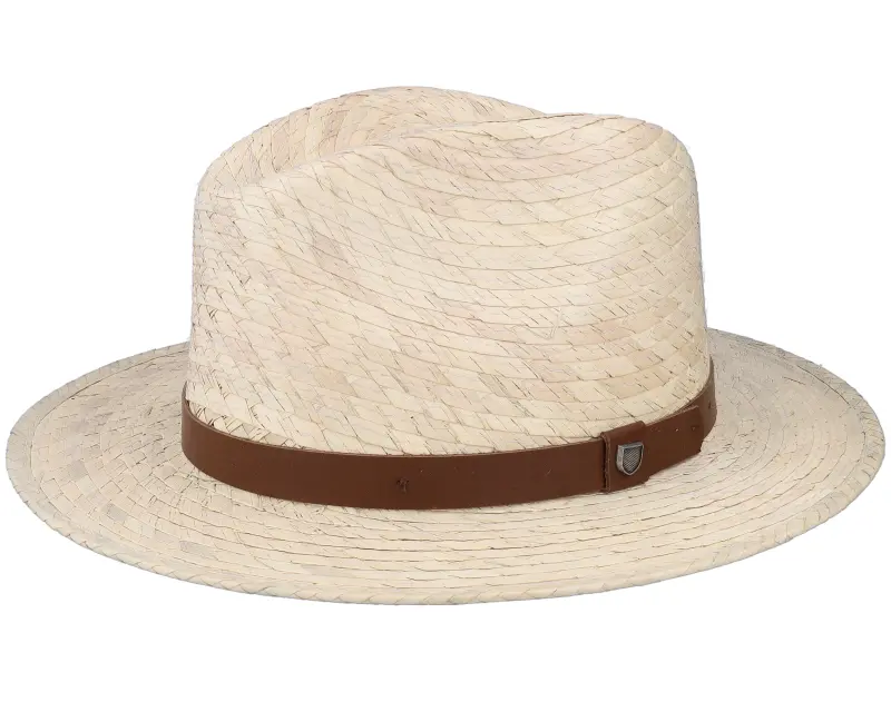 Brixton Messer Fedora Natural Straw Hat online