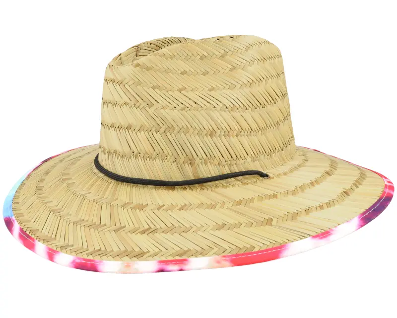 Brixton Messer Sun Hat Tan/Acid Tie Dye Straw Hat online