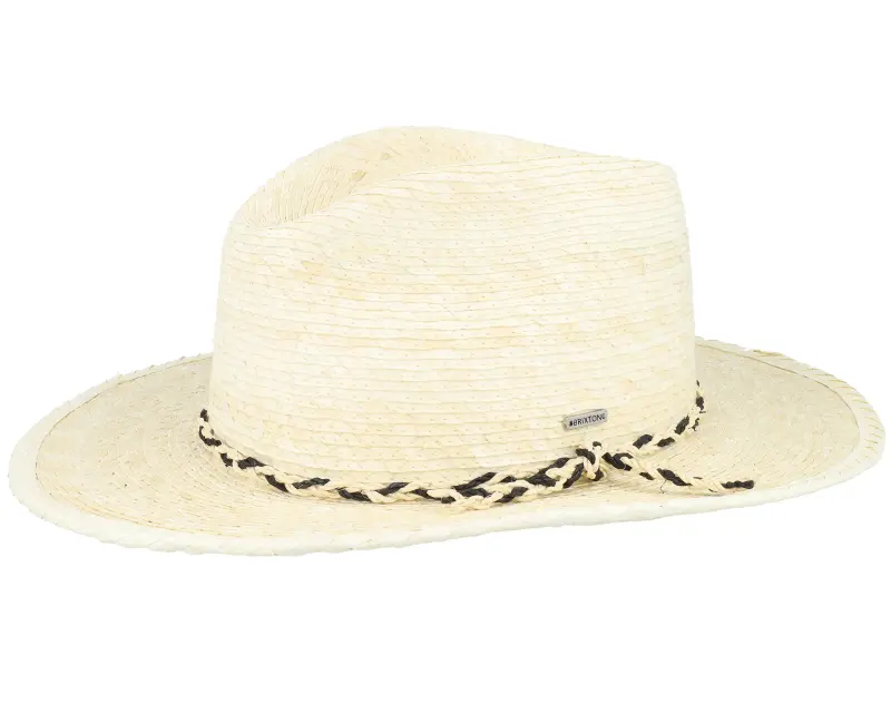 Brixton Messer Western Straw Natural Fedora online