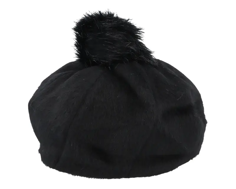 Brixton Natalie Oversized Black Pom Beret online