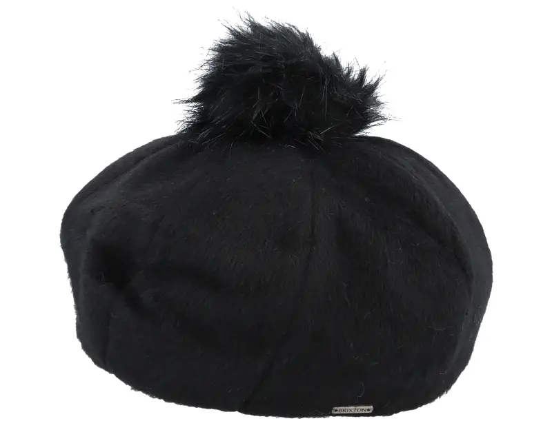 Brixton Natalie Oversized Black Pom Beret online