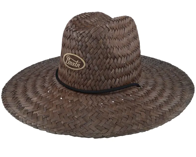 Brixton Parsons Sun Hat Deep Brown Straw Hat online