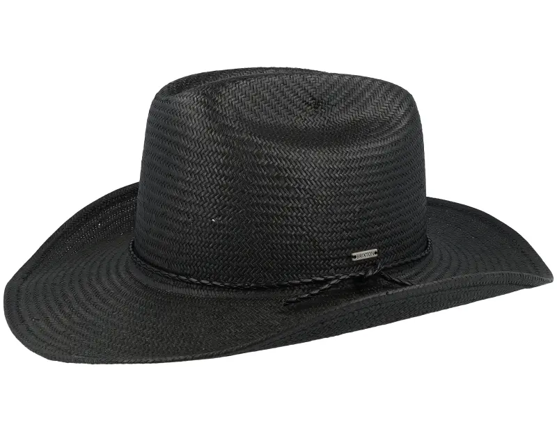 Brixton Range Straw Cowboy Hat Black Straw Hat online