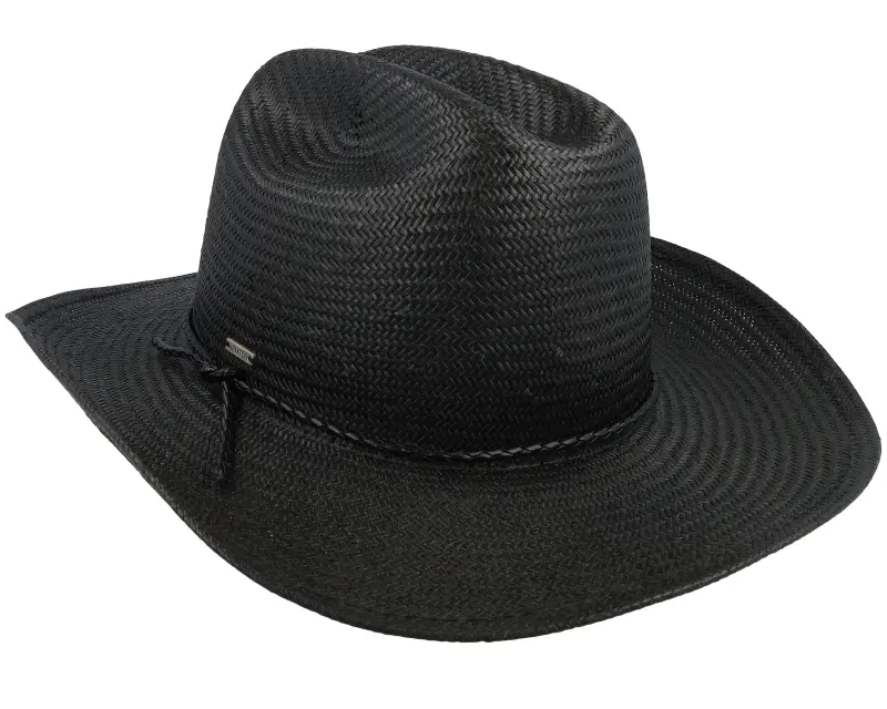Brixton Range Straw Cowboy Hat Black Straw Hat online