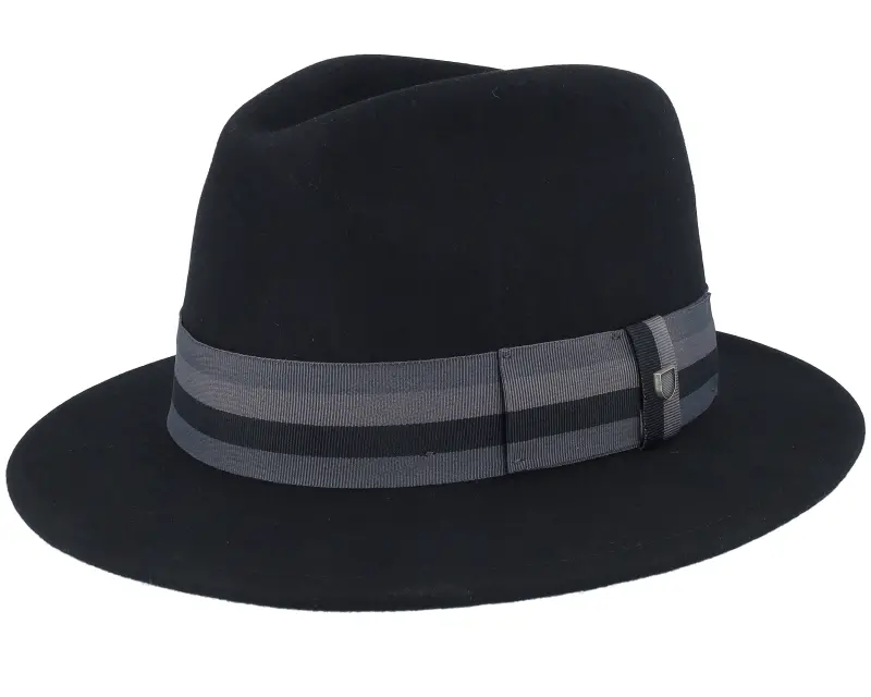 Brixton Roma Black/Grey Charcoal Fedora online