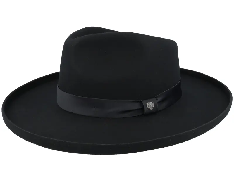 Brixton Victoria Felt Black/Black Satin Fedora online