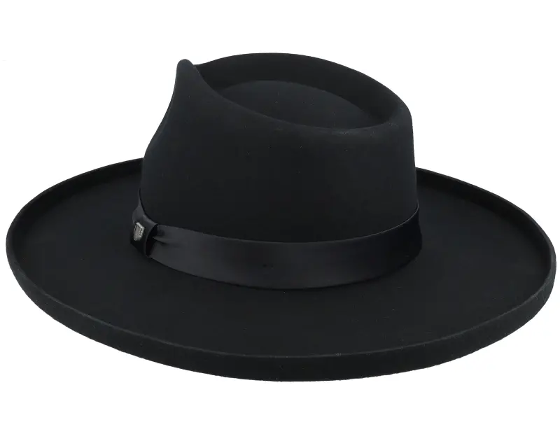 Brixton Victoria Felt Black/Black Satin Fedora online