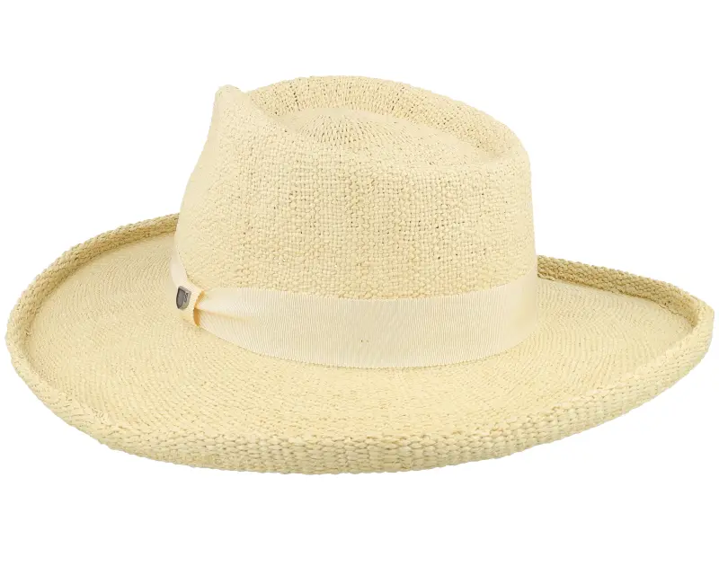 Brixton Victoria Straw Natural/Oat Milk Fedora online