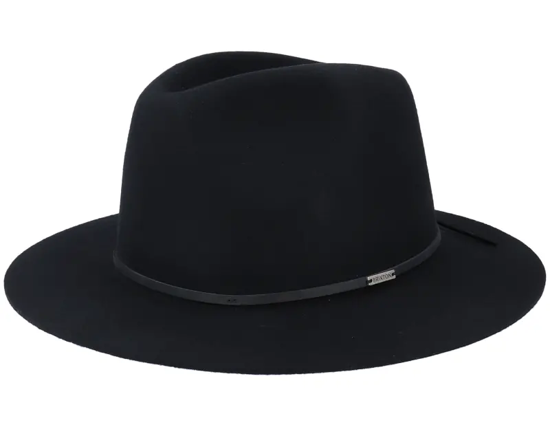 Brixton Wesley Black Fedora online