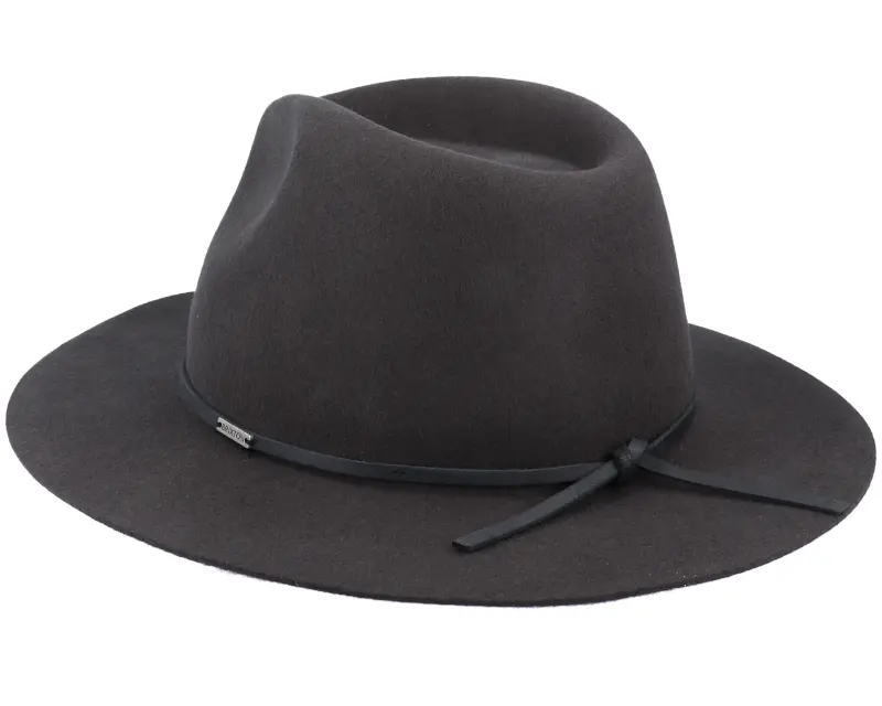 Brixton Wesley Packable Washed Black Xl Fedora online