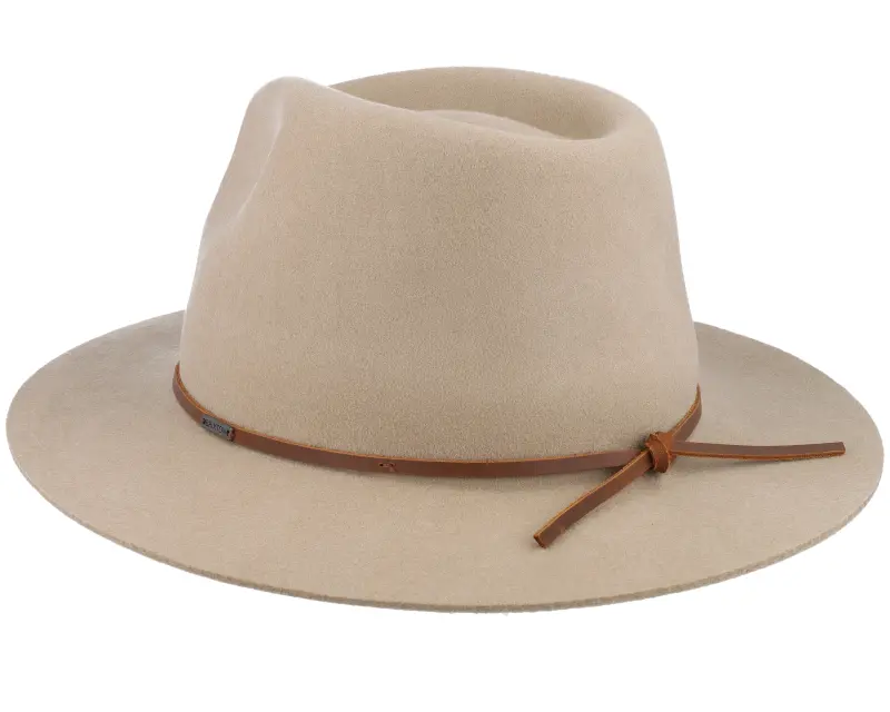 Brixton Wesley Sand/Brown Fedora online