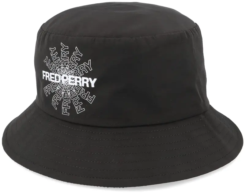 Fred Perry Graph Print Black Bucket online