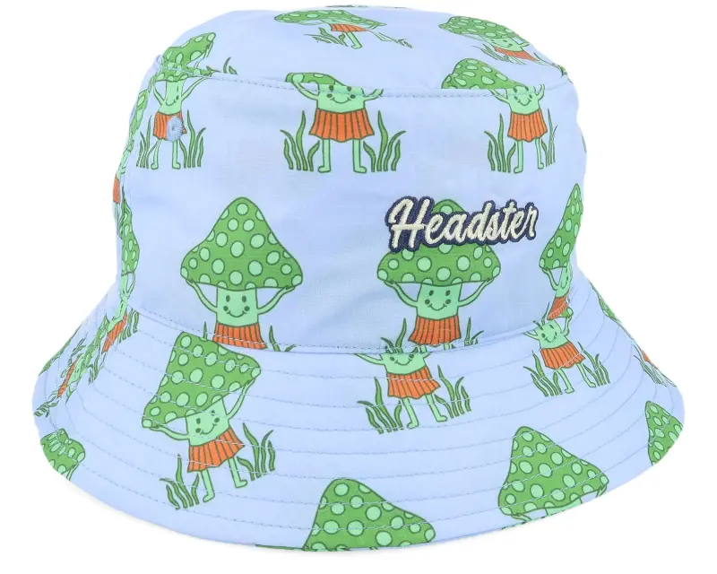 Headster Kids Happy Fungi Hat Cooling Spray Blue Bucket online