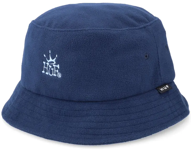 HUF Crown Polar Fleece Hat Navy Bucket online