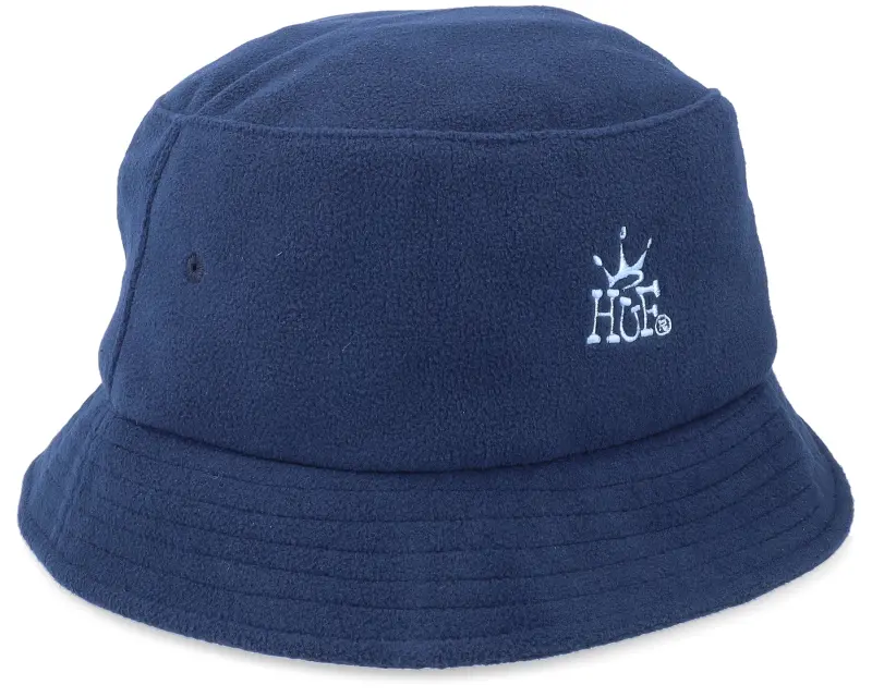 HUF Crown Polar Fleece Hat Navy Bucket online