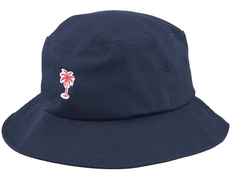 Iconic Summer Palm Logo Navy Bucket online