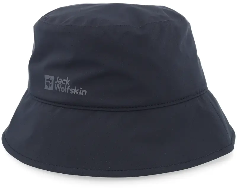 Jack Wolfskin Rain Hat Black Bucket online