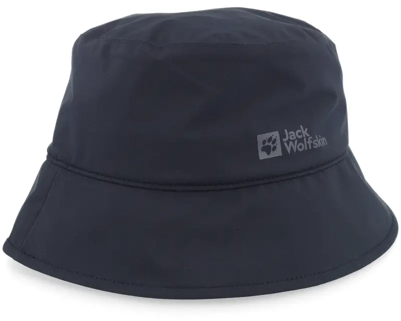 Jack Wolfskin Rain Hat Black Bucket online