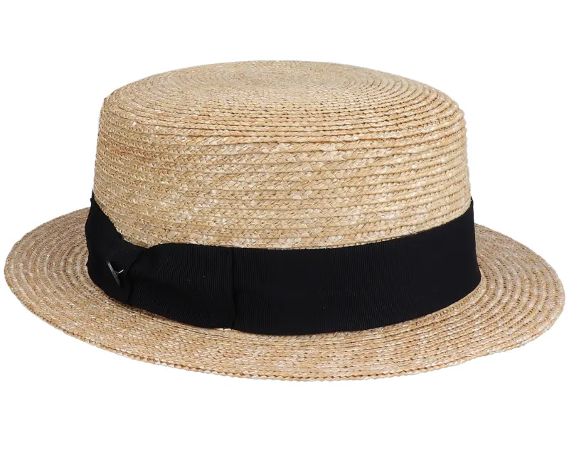 Jaxon & James Boater Hat Beige/Black Straw Hat online