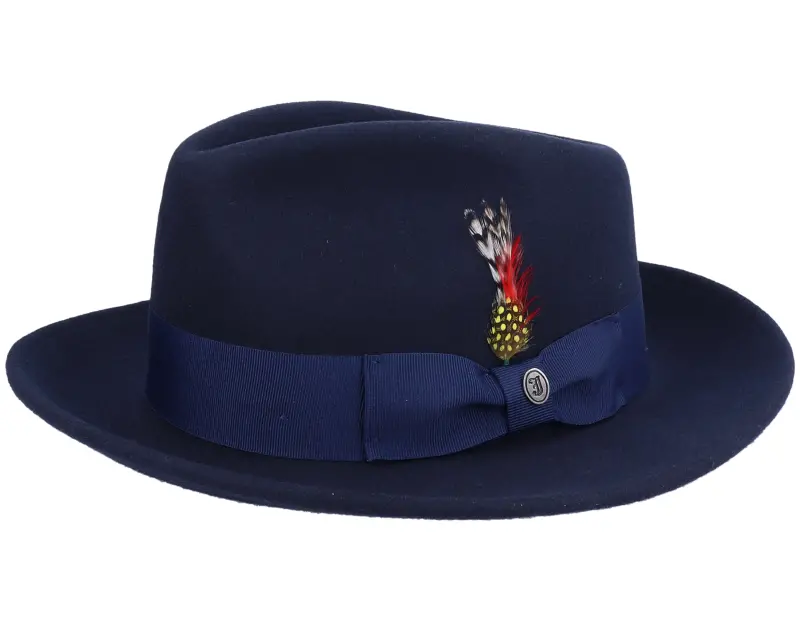 Jaxon & James Crushable C-Crown Navy Fedora online