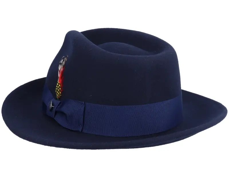 Jaxon & James Crushable C-Crown Navy Fedora online