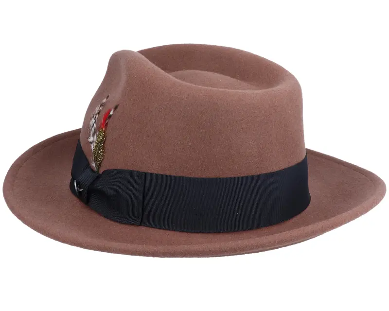 Jaxon & James Crushable C-Crown Pecan Fedora online