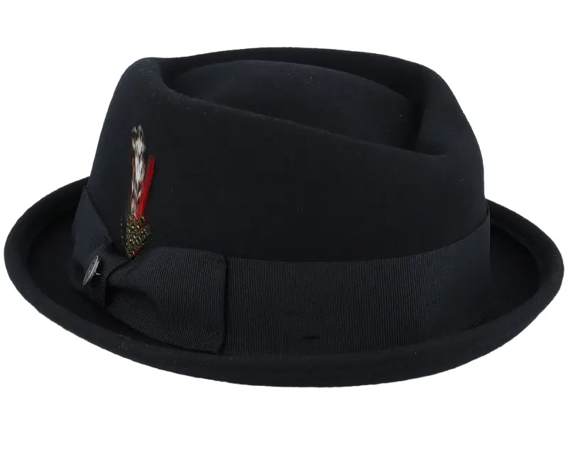 Jaxon & James Crushable Diamond Crown Black Pork Pie online