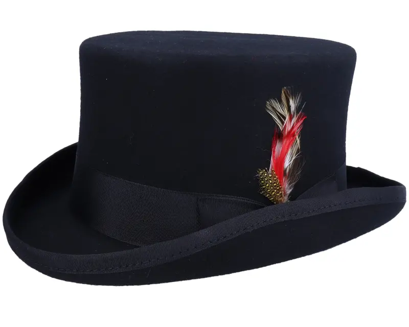 Jaxon & James Mid-Crown Black Top Hat online