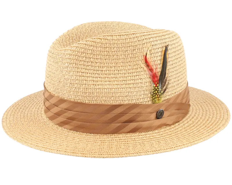 Jaxon & James Toyo Braided Fedora Cappuccino Straw Hat online