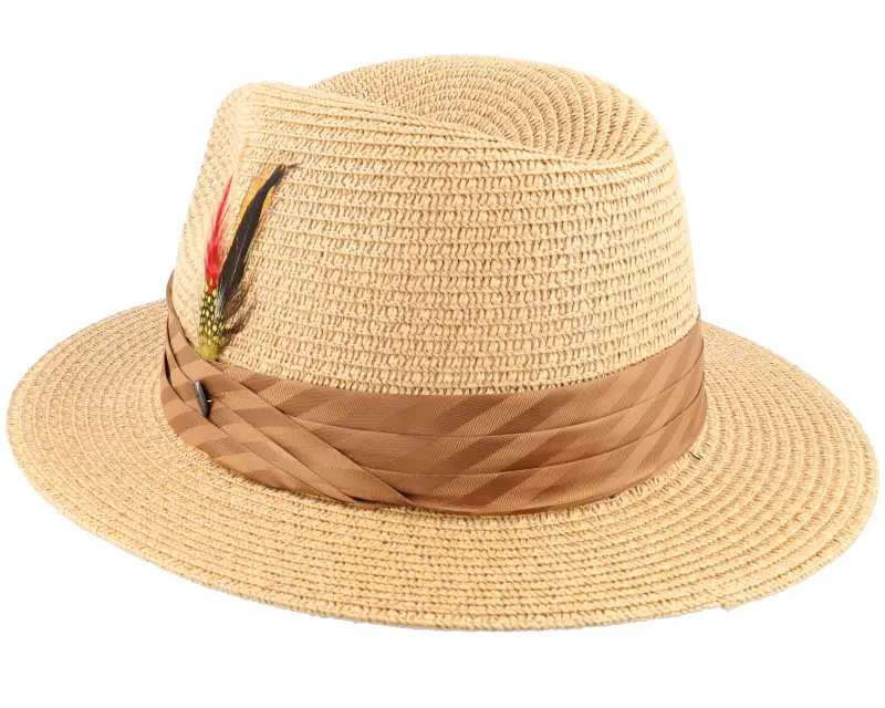 Jaxon & James Toyo Braided Fedora Cappuccino Straw Hat online