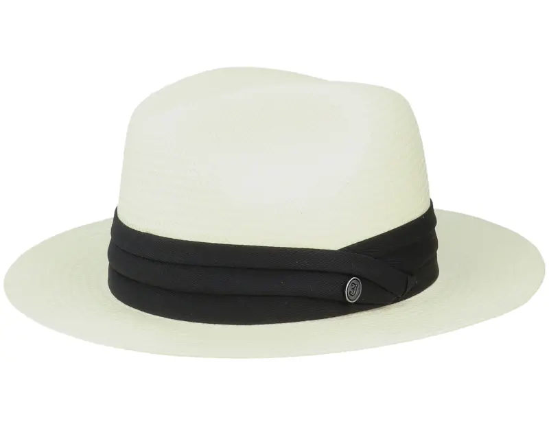 Jaxon & James Toyo Safari Straw Ivory/Black Fedora online