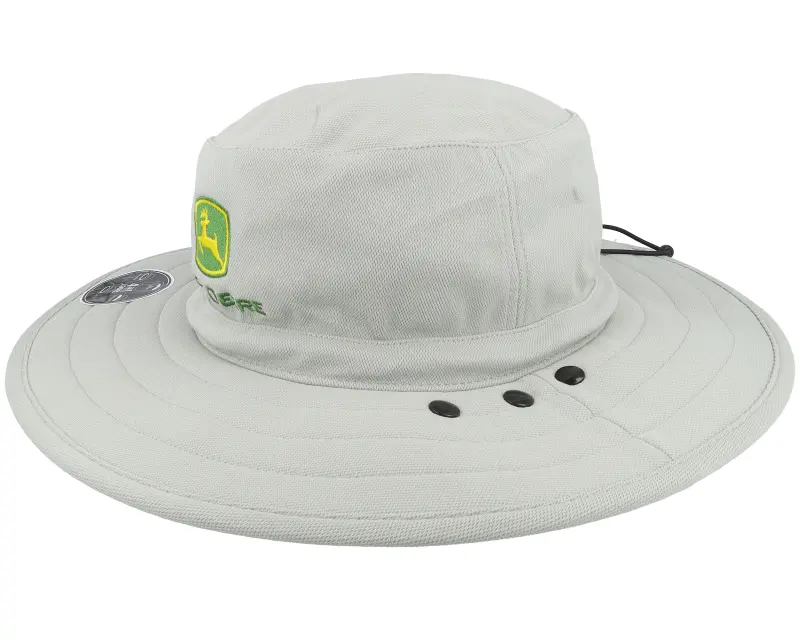 John Deere Hat With Panels Charcoal Bucket online