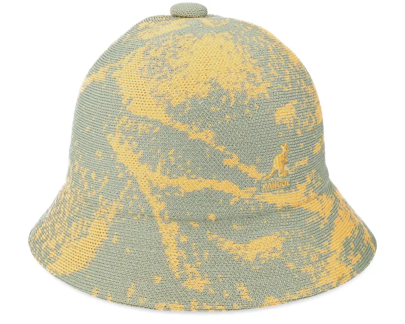 Kangol Airbrush Casual Oil Green-Warm Apricot Bucket online