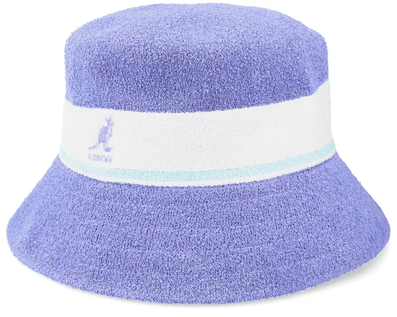 Kangol Bermuda Stripe Iced Lilac Bucket online