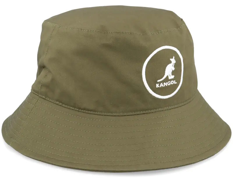 Kangol Cotton Olive Bucket online