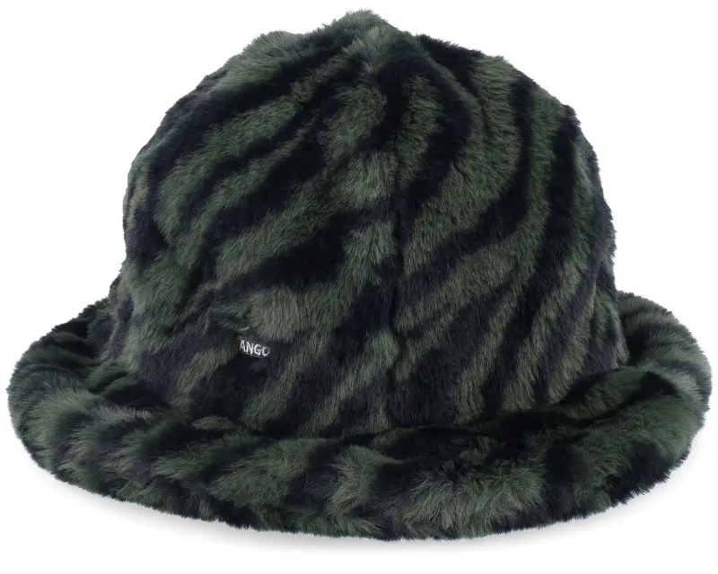 Kangol Faux Fur Casual Olive Zebra Bucket online