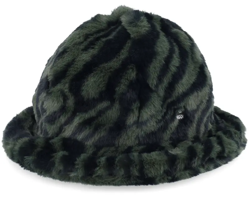 Kangol Faux Fur Casual Olive Zebra Bucket online