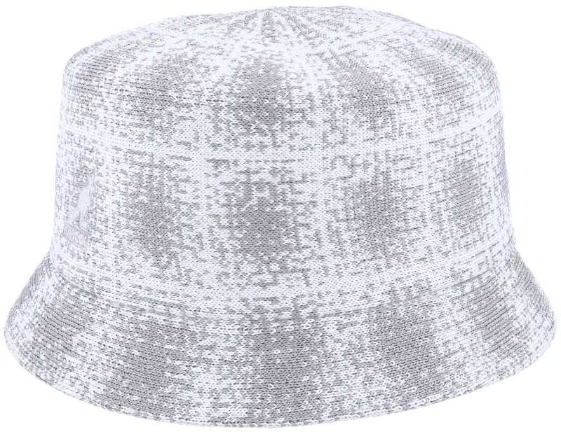 Kangol Grunge Plaid Bin Grey/White Bucket online