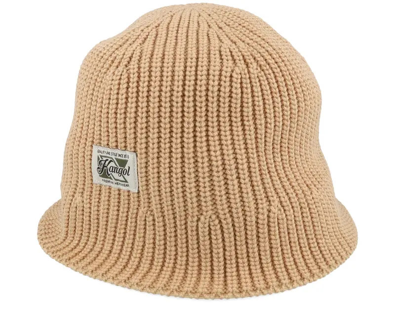 Kangol Kg Washed Knit Oat Bucket online