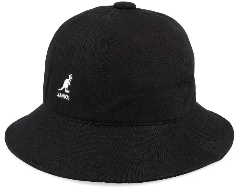 Kangol Washed Casual Black Bucket online