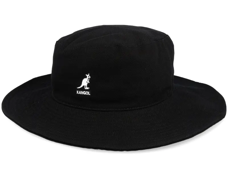 Kangol Washed Fisherman Hat Black Bucket online