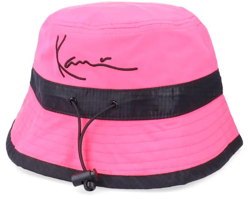 Karl Kani Signature Bucket Hat Pink Bucket online