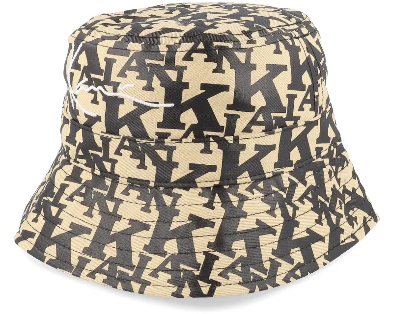 Karl Kani Signature Retro Logo Hat Sand/Black Bucket online