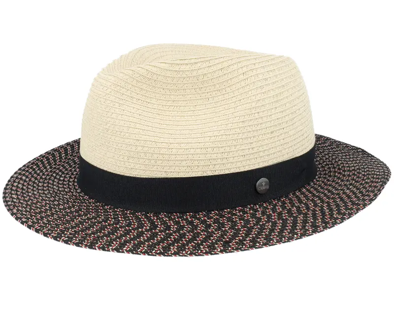 Lierys Traveller Toyo Black/Red/Natural Straw Hat online