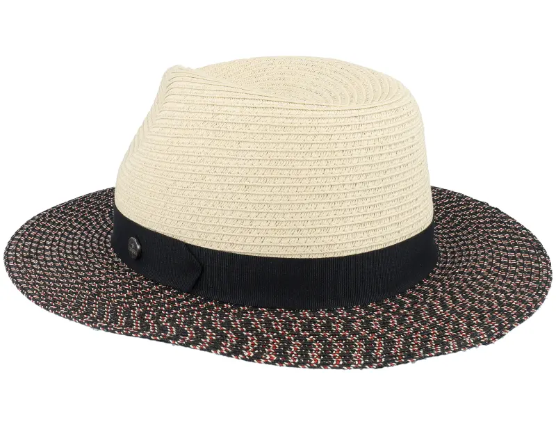 Lierys Traveller Toyo Black/Red/Natural Straw Hat online